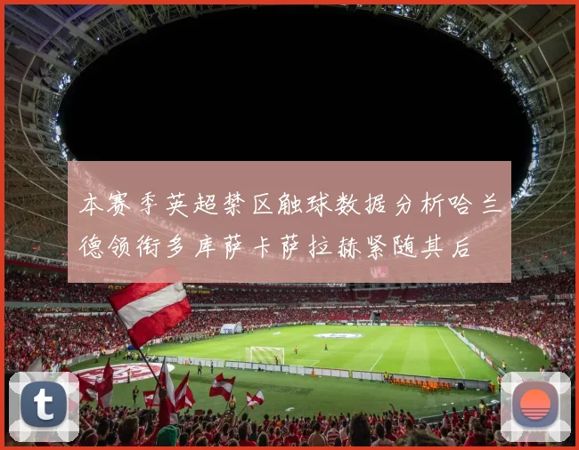 本赛季英超禁区触球数据分析哈兰德领衔多库萨卡萨拉赫紧随其后